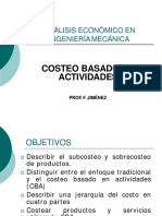 Costeo Basado en Actividades