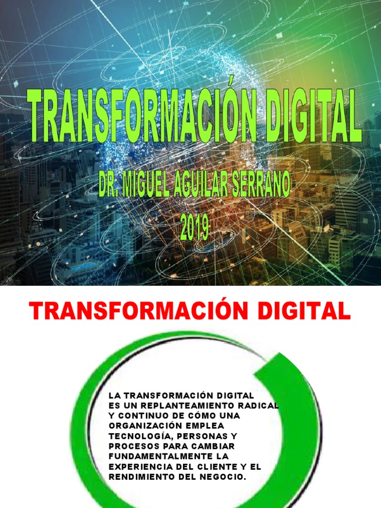 Transformación Digital 2019 | PDF | Internet de las Cosas ...