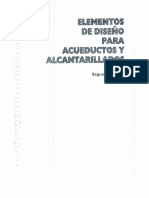 Elementos de Diseño para Acueductos y Alcantarillados