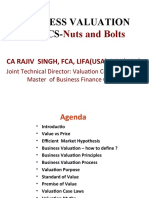 Business Valuation Basics-: Nuts and Bolts