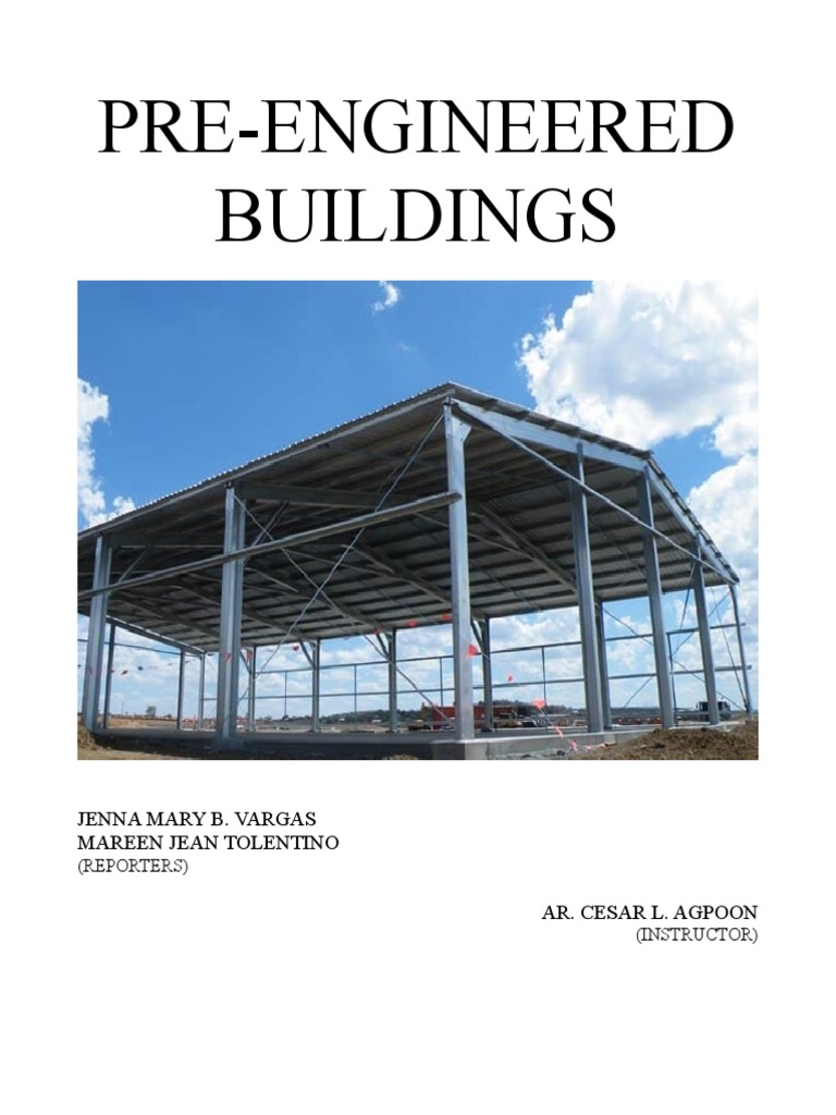 Pre-Engineered Buildings | PDF | Column | Welding