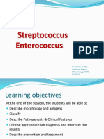 Streptococcus Enterococcus: DR Neelam Kaistha Professor, Dept of Microbiology, AIIMS, Rishikesh