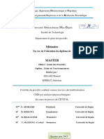 Contrôle Du Procédé Combiné Osmose Inverse-Electrodéionisation CEDI Par Analyses Physicochimiques Des Eaux de Process de CEVITAL