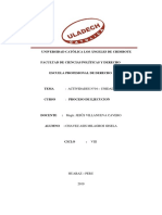 Proceso Único de Ejecución de Resoluciones Judiciales y de Garantía Real.