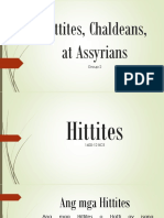 Hittites Chaldeans at Assyrians 