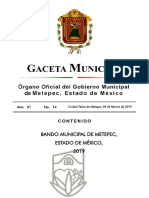 Bando Municipal de Metepec