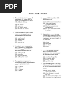 Practice Test B - Structure