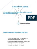 Microsoft Power Point - Rapid HPLC Method Development
