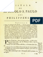 Novo Testamento Almeida 1693 - Epístola de Paulo Aos Filipenses
