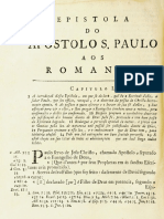 Novo Testamento Almeida 1693 - Epístola de Paulo Aos Romanos