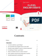 O-Level English Essays 1 PDF