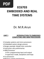 Unit-1 - Embedded System - Dr. M. R. Arun