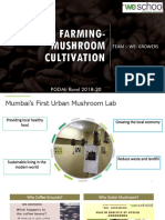 Urban Farming-Mushroom Cultivation: PGDM - Rural 2018-20