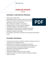 Perfil Del Docente