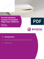 Evonik Industries Comfort & Insulation Rigid Foam Additives: Martin Glos PU India 2014