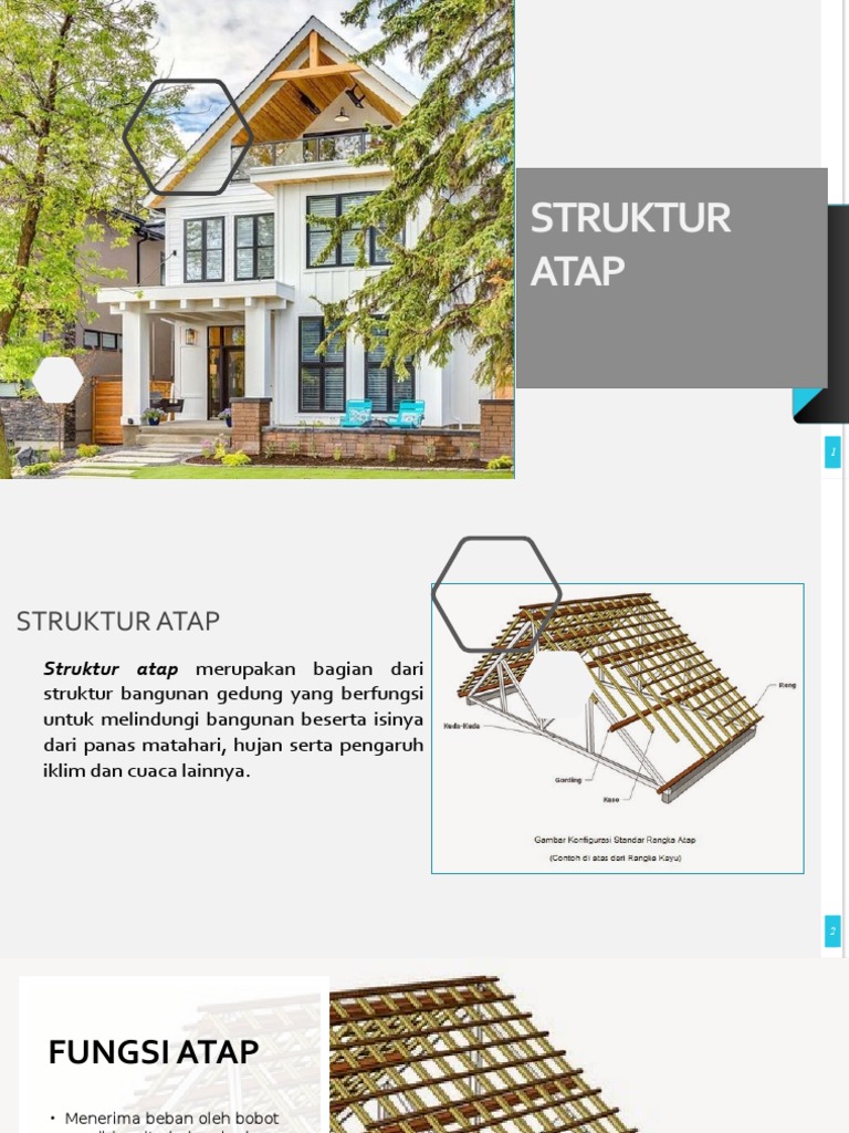 Struktur dan Fungsi Atap Rumah | PDF