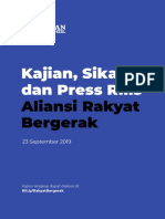 Kajian, Sikap, Dan Press Rilis Aliansi Rakyat Bergerak PDF