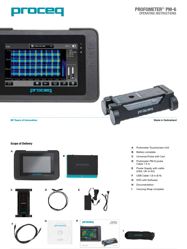 Profometer PM 600 630 650 Manual | PDF | Inductor | Filename