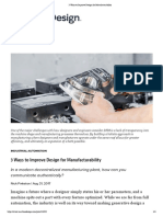 3 Ways To Improve Design For Manufacturability PDF