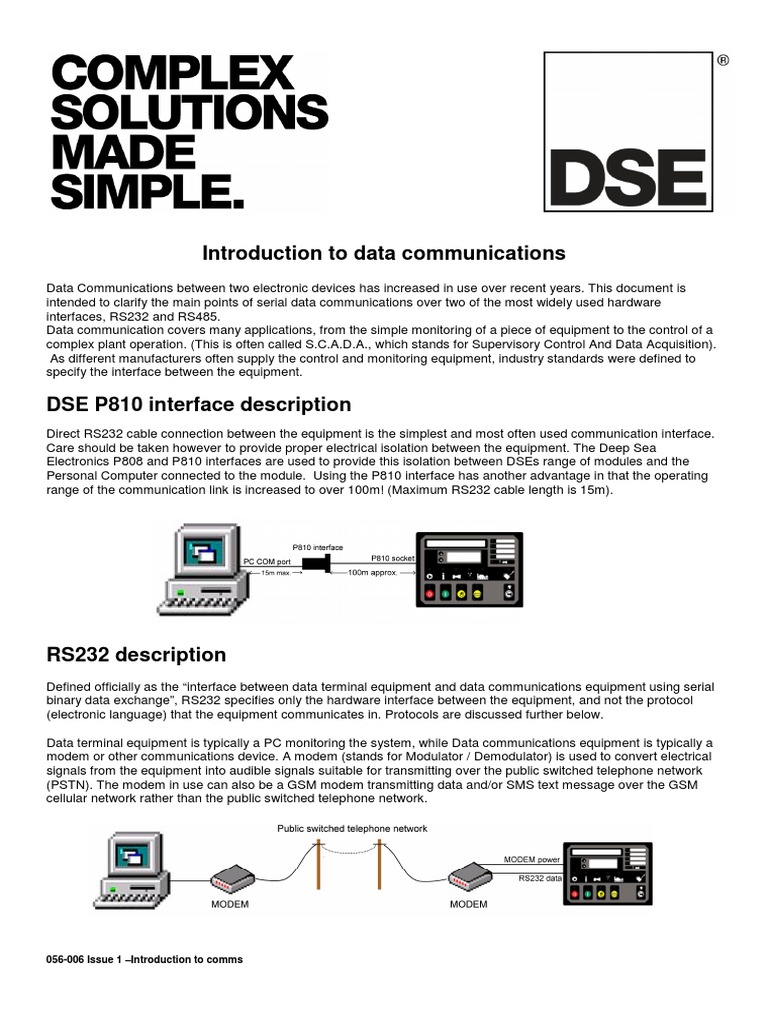 056-006 Introduction To Data Communications PDF | PDF | Modem ...