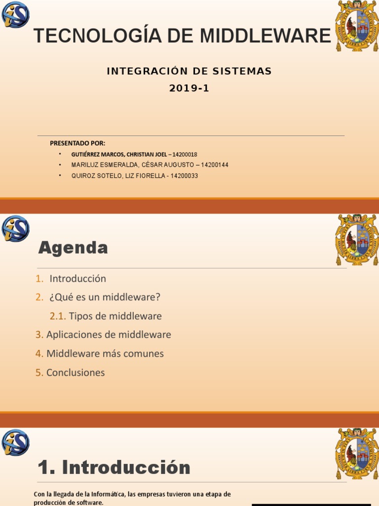 Tipos y Aplicaciones de Middleware | PDF | Middleware | Servidor ...