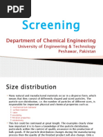 Screening: Department of Chemical Engineering