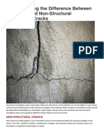 Understanding The Difference Between Structural and Non-Structural Foundation Cracks
