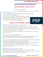 Tripura Current Affairs 2018 by AffairsCloud PDF
