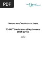 TOGAF9 Conformance Requirements