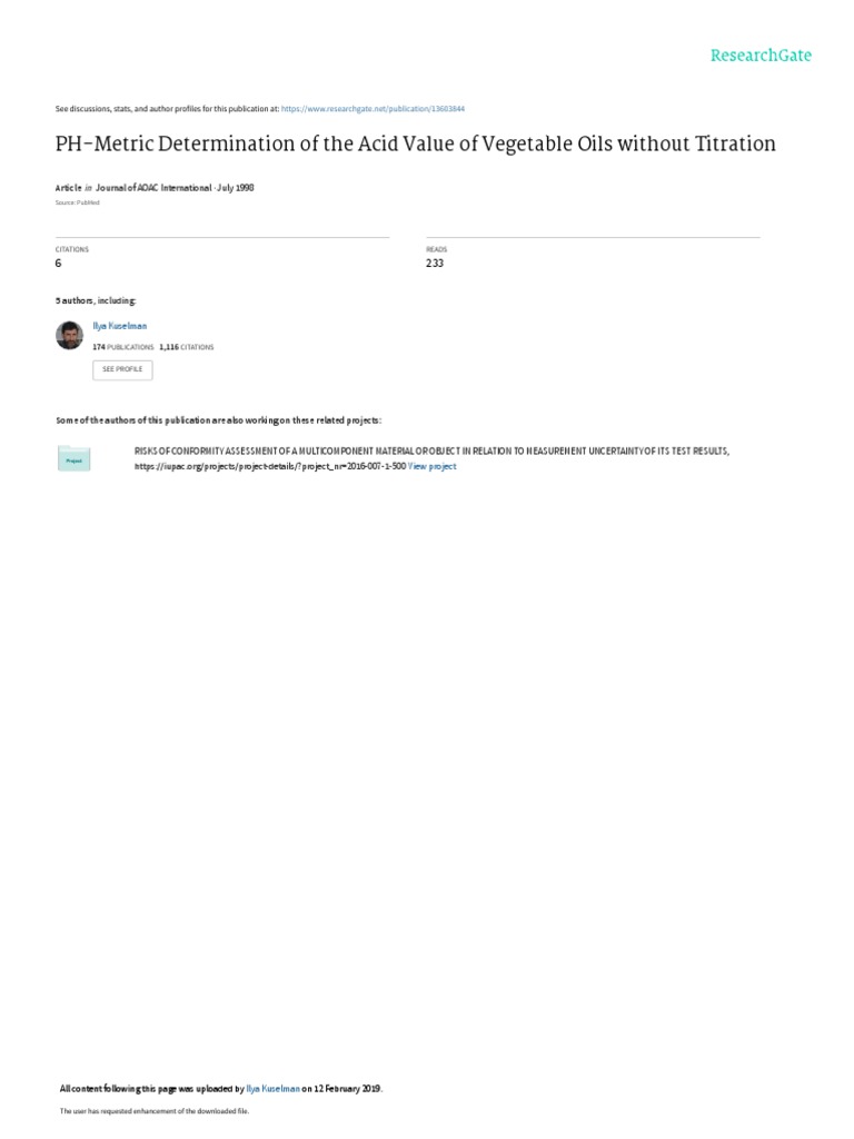 Jurnal Internasional PDF Vegetable Oil Ph