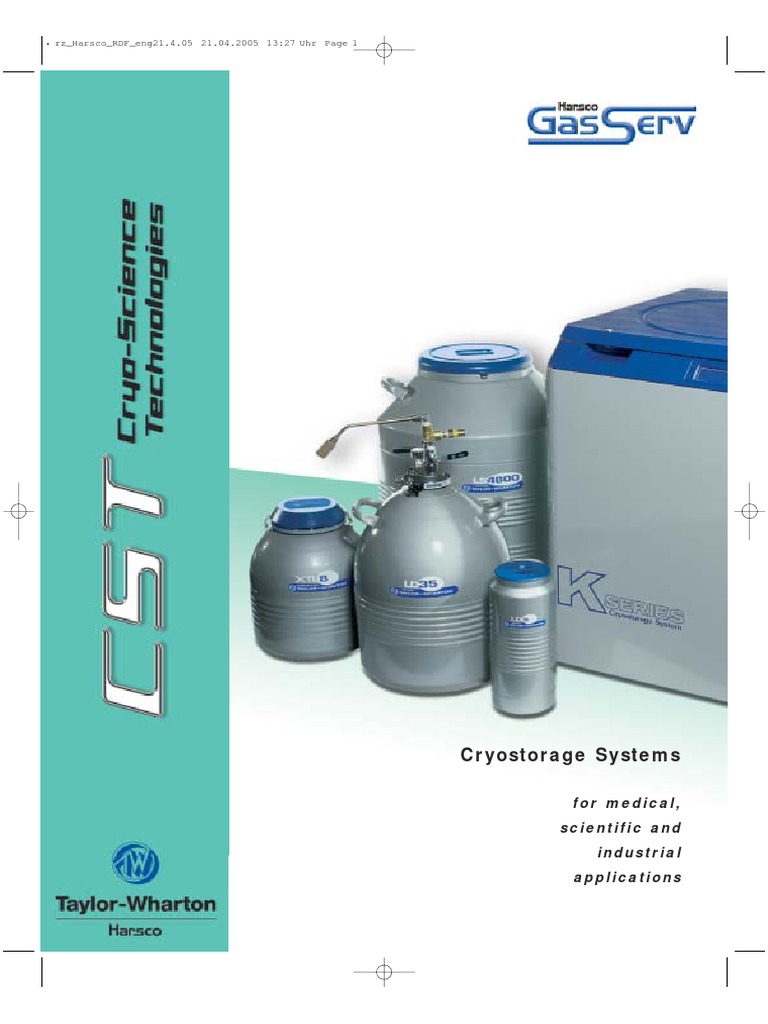 Cryogenic Refrigerators For Liquid or Vapor Stage Vial Storage LS Series