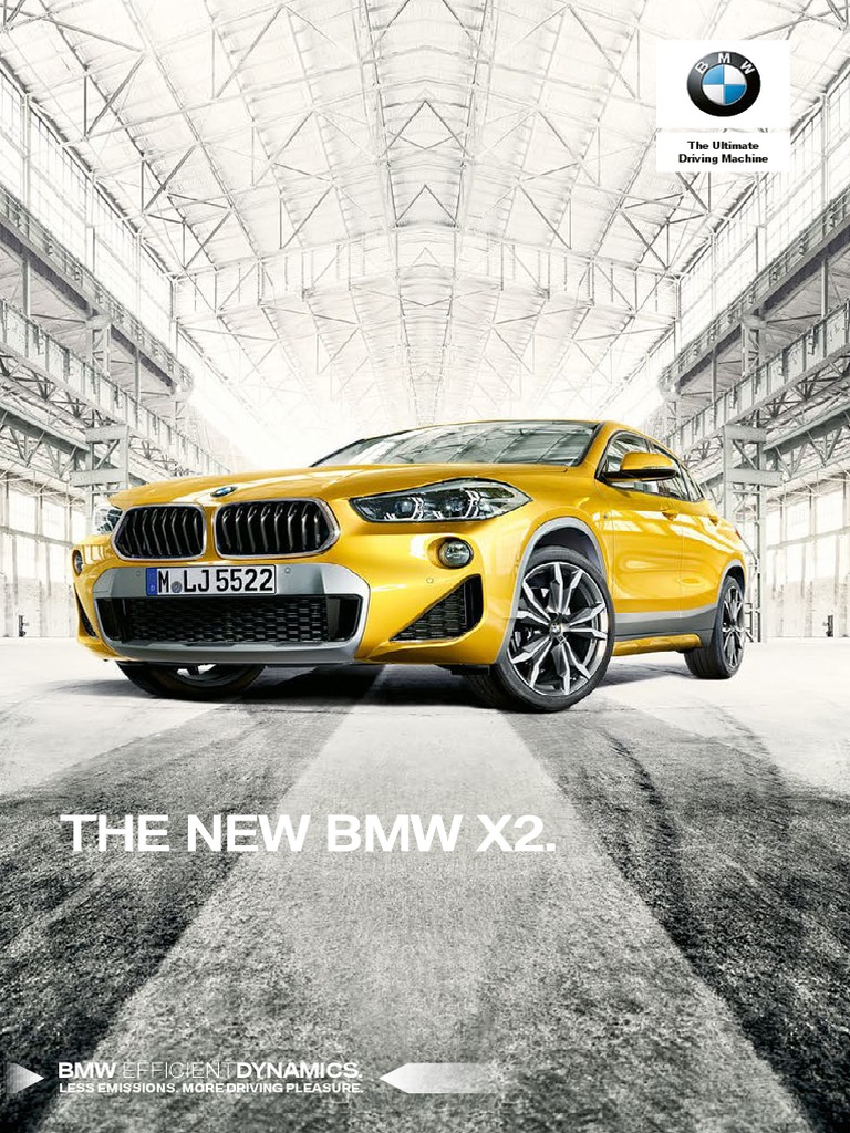 2018 BMW X2 Brochure | PDF | Fuel Economy In Automobiles | Fuel Efficiency