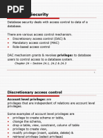 Database Security: Chapter 24 - Section 24.1, 24.2 & 24.3