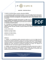 CP Iuris - PROCESSO PENAL X - Questoes Comentadas