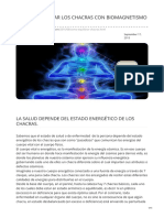 Como Equilibrar Los Chacras Con Biomagnetismo y Acupuntura