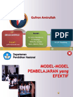 Model Model Pembelajaran Yang Efektif