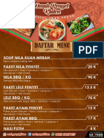 Daftar Menu Omah Penyet