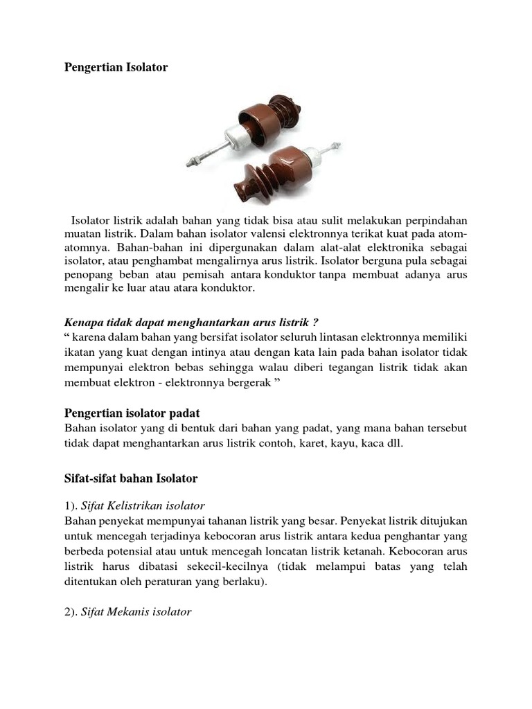Isolator Padat Kelompok 2