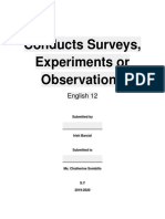 Conducts - Survey Experiments
