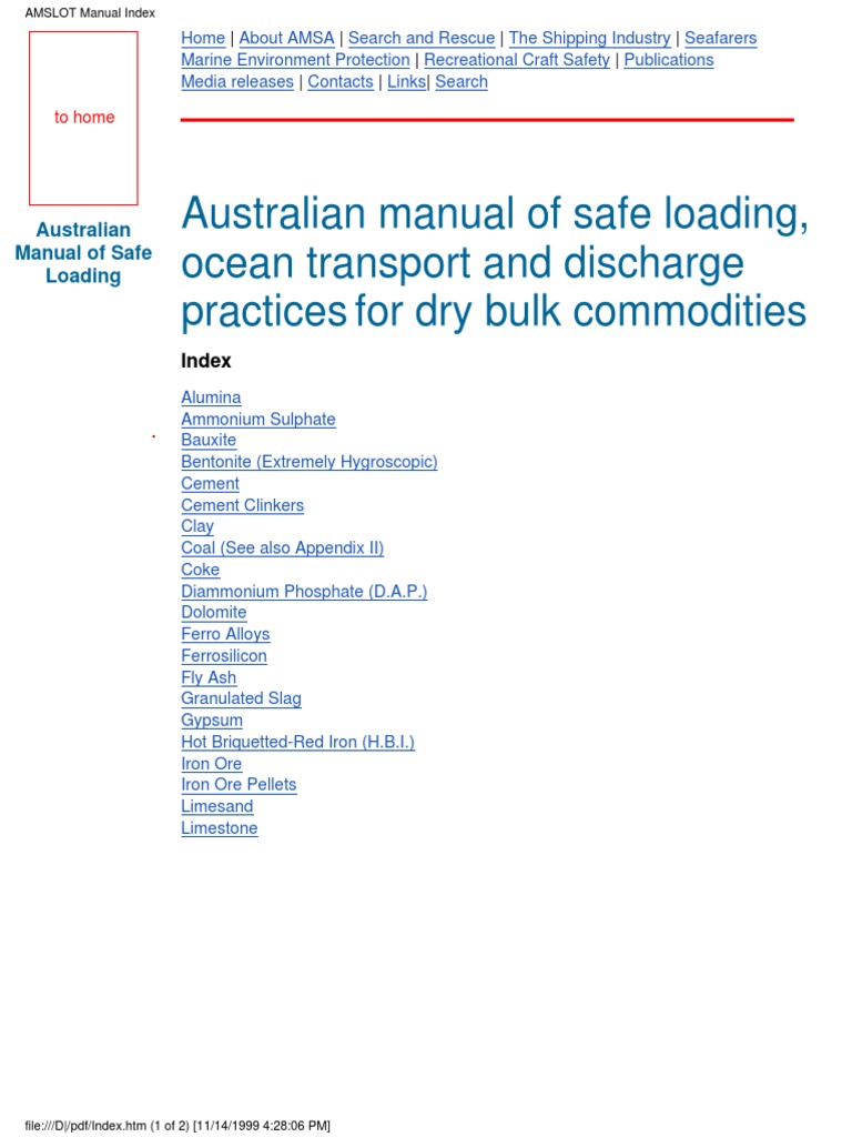 Australian Safe Loading | PDF | Iron Ore | Aluminium Oxide
