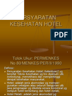 Persyaratan Kesehatan Hotel