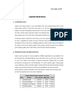 Casein From Milk: Profile No.: 54 NIC Code: 10797