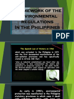 Framework of Environmental Regulations in The Philippines