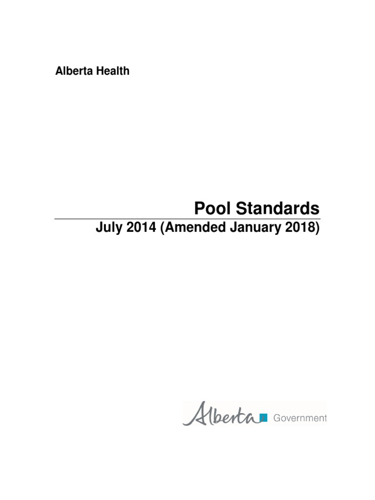 Pool Design Standards.2014 | PDF | Swimming Pool | Water Quality