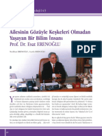 Ailesinin Gözüyle Keşkeleri Olmadan Yaşayan Bir Bilim İnsanı Prof. Dr. Esat ERENOĞLU