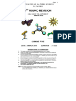 South African Natural Science Olympiad Grade 5 Revision