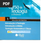 Teologia Sistemática - Aluno Completo- doutrina de Deus