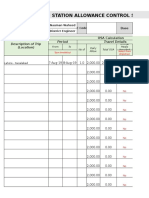 OSA Control Sheet, 2016