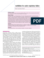 Noninvasive Ventilation For Acute Respiratory Failure: Review