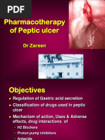 Pharmacotherapy of Peptic Ulcer: DR Zareen